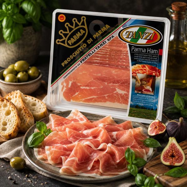 Hovedbilde Parmaskinke 14 mnd DOP, Tanzi, 200g 