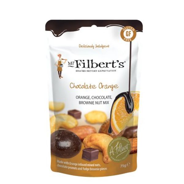 Hovedbilde Mr Filbert’s Chocolate orange nut mix 75g ...