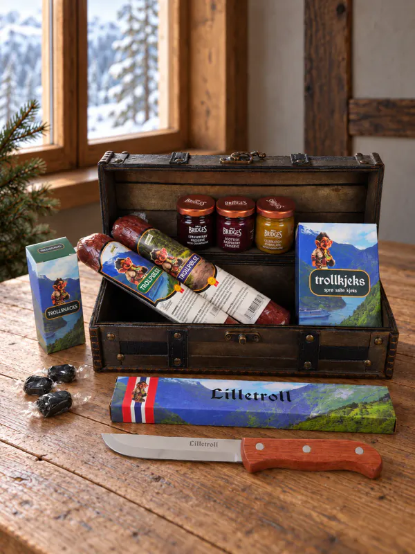 Lite Gourmet ferdarskrin med innhold #4