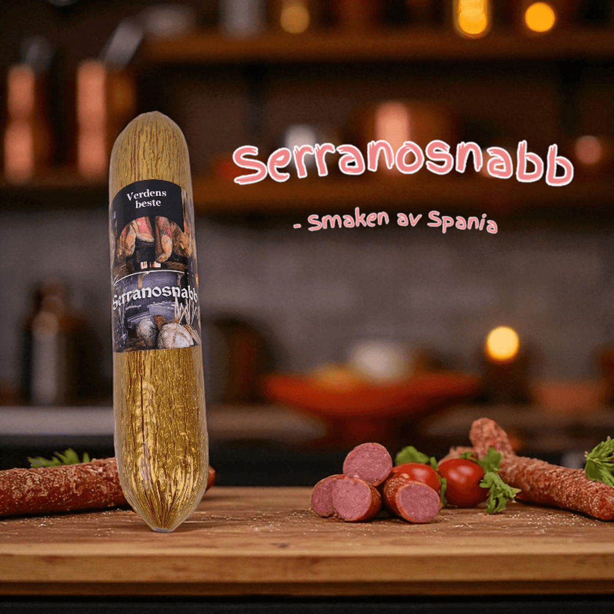 Serranosnabb 200g (Verdens beste)