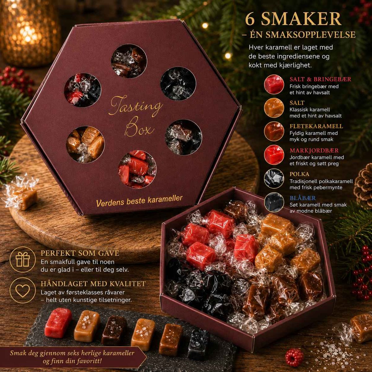 Verdens beste TastingBox (kommer snart)