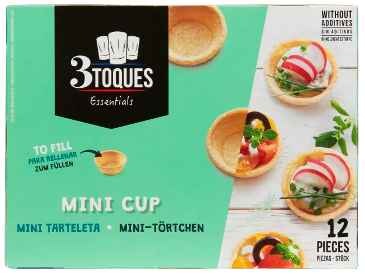 Tarteletter cocktail 12 stk 72 g