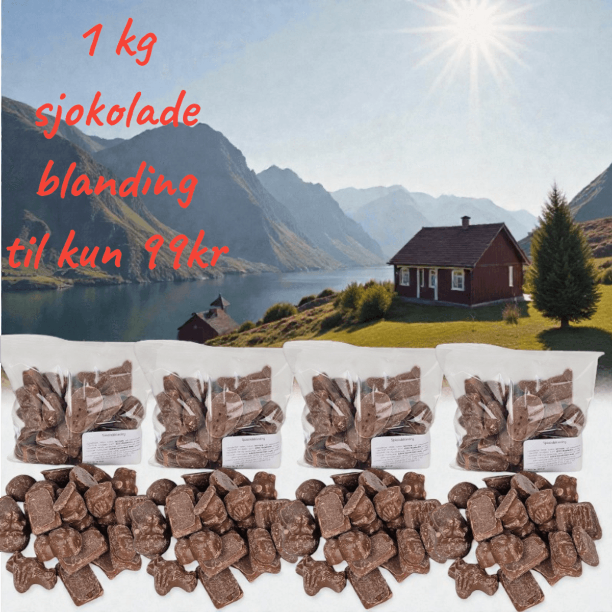 Sjokoladekupp!! Sjokoladeblanding 1kg