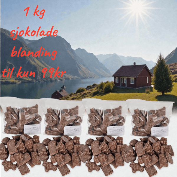 Hovedbilde Sjokoladekupp!! Sjokoladeblanding 1kg