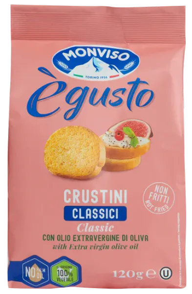 Hovedbilde Panmonviso crustini m/olje & sjøsalt 120g
