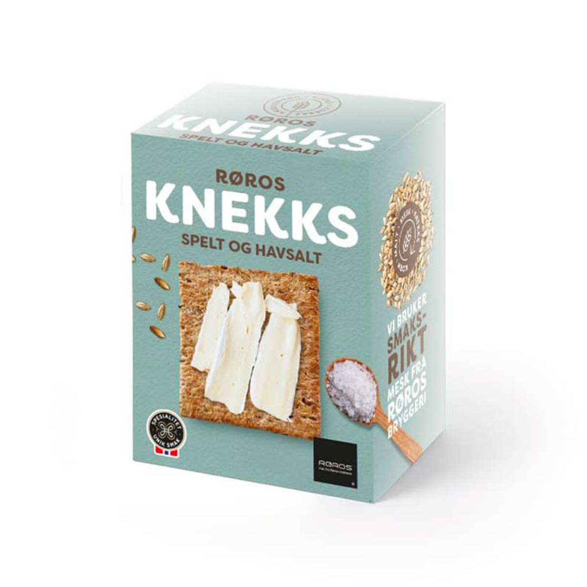 Rros Knekks Spelt og Havsalt 190g