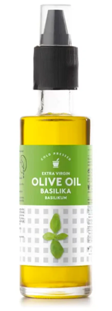 Olivenolje m/basilikum 100ml