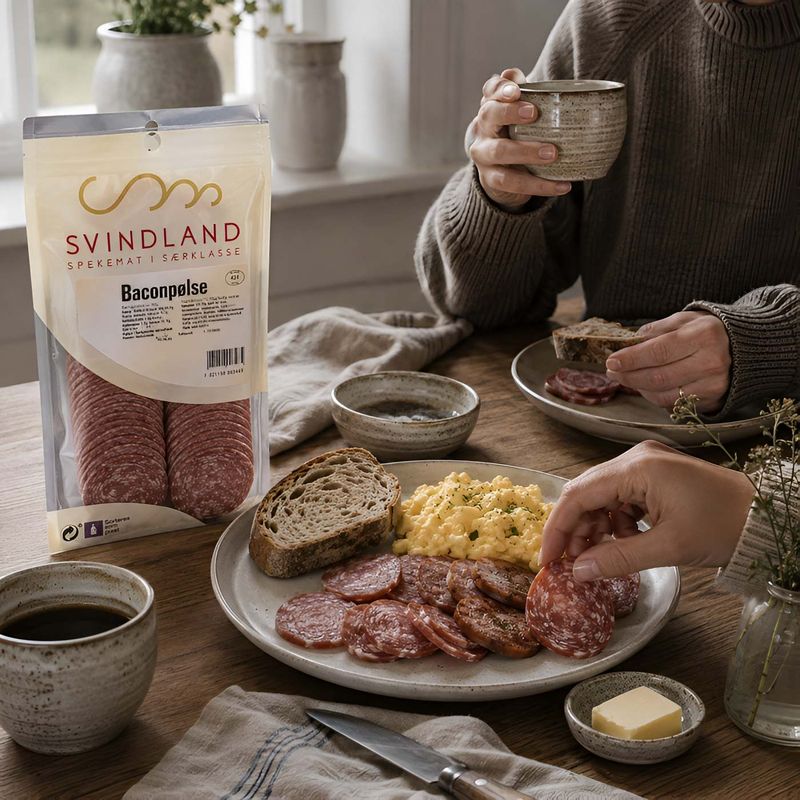 Baconpølse 70g oppskåret