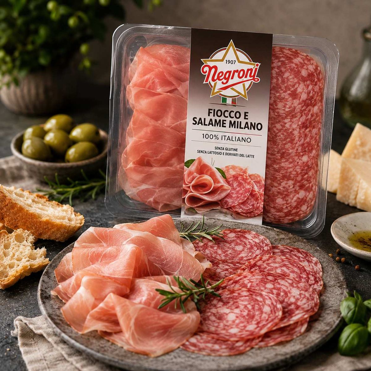 Negroni Fiocco & salami milano 85 g