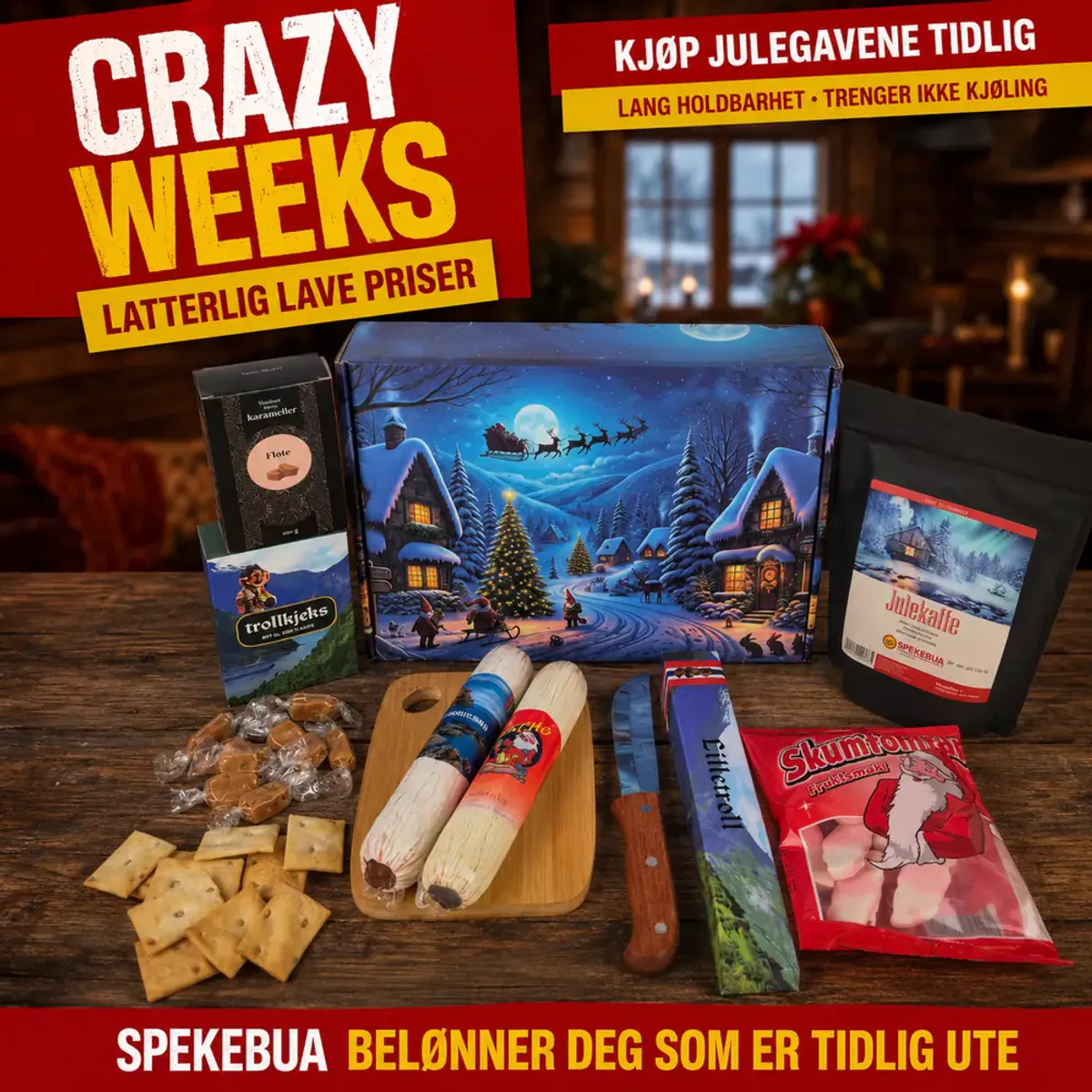 Crazy Weeks – Julekos-esken med spekemat og kaffe #11