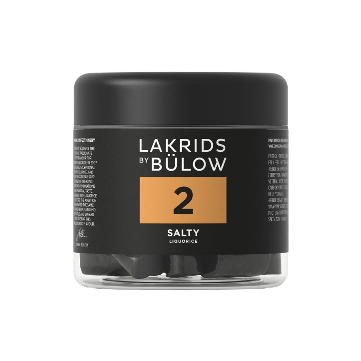 Lakrids by Bülow NO.2 Salty Liquorice 150g