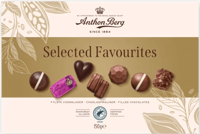 Anthon Berg Selected Favourites 150g