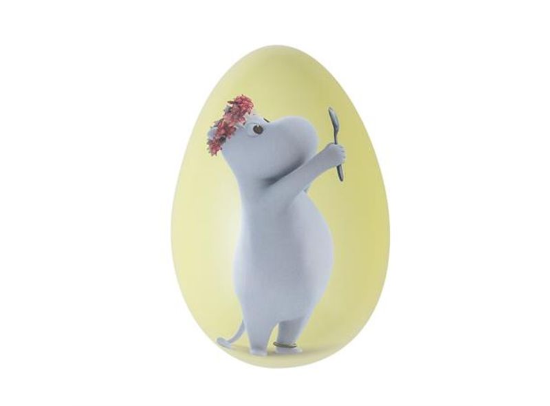 Mummitrollet Påskeegg 15 cm (Uten innhold)