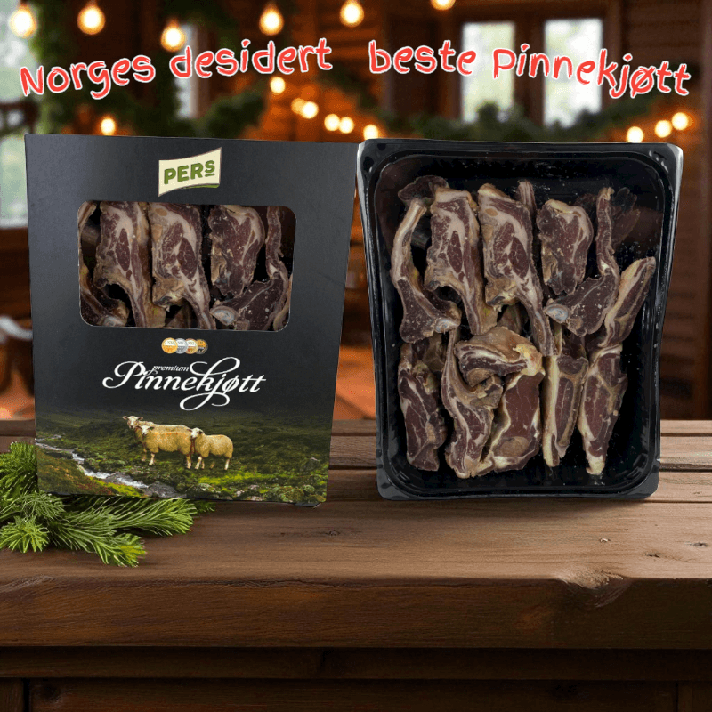 Julemiddag!- Pinnekjøtt URØKT 2kg, premiert, fra Pers Kjøkken 