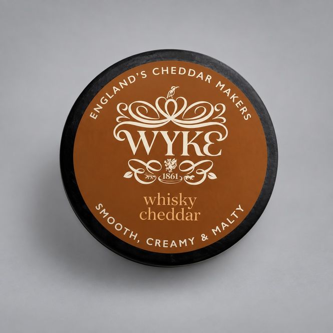 Hovedbilde Wyke Whisky Cheddar 100g Smooth, Creamy & Malty